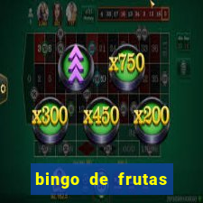 bingo de frutas para imprimir pdf